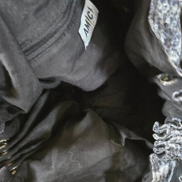 NWOT - Black & White sparkly bag - Picture 6 of 14